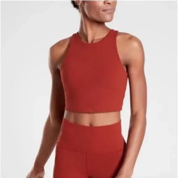 Athleta Conscious Twist Crop in Powervita Size S cup A-C - Picture 4 of 10